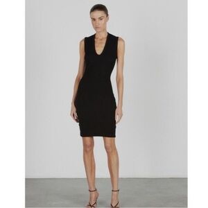Enza Costa Puckered Knit U-Neck Dress Black
Sleeveless Bodycon Womens Size S